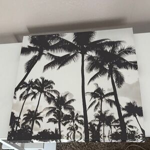 Palm Tree Silhouette Wall Art